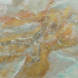 Ocean 2 - Acryl u. Pearls auf Leinwand - © Monika Küster