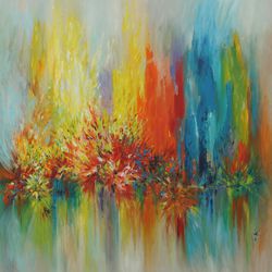 Rainbow - Acryl auf Leinwand - © Monika Küster