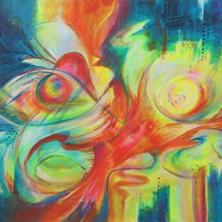 Wild Heart - Acryl auf Leinwand - © Monika Küster