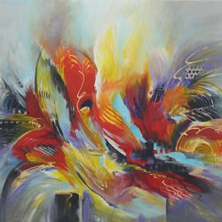 Splash - Acryl auf Leinwand - © Monika Küster