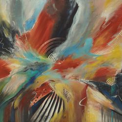 Crash - Acryl auf Leinwand - © Monika Küster