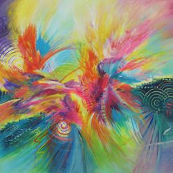 Intensity - Acryl auf Leinwand - © Monika Küster