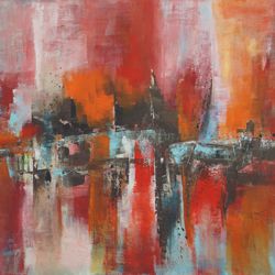 Le Havre - Acryl auf Leinwand - © Monika Küster