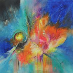 Out of this World - Acryl auf Leinwand - © Monika Küster