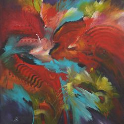 Aquarium - Acryl auf Leinwand - © Monika Küster