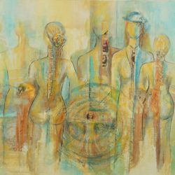 Die 3. Art - Acryl auf Leinwand - © Monika Küster