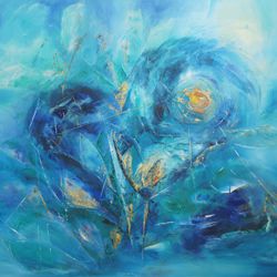 Blue Grotto - Öl auf Leinwand - © Monika Küster