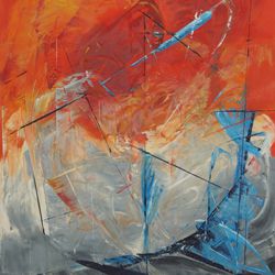 Fire and Ice - Öl auf Leinwand - © Monika Küster