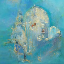 Atlantis 1 - Öl auf Leinwand - © Monika Küster
