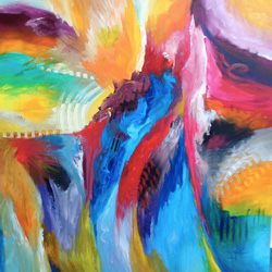 True Colours 1 - Acryl auf Leinwand - © Monika Küster