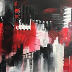 Budapest - Acryl auf Leinwand - © Monika Küster
