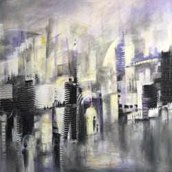 Big City 1 - Acryl auf Leinwand - © Monika Küster