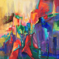 Ohne Titel - Acryl auf Leinwand - © Monika Küster